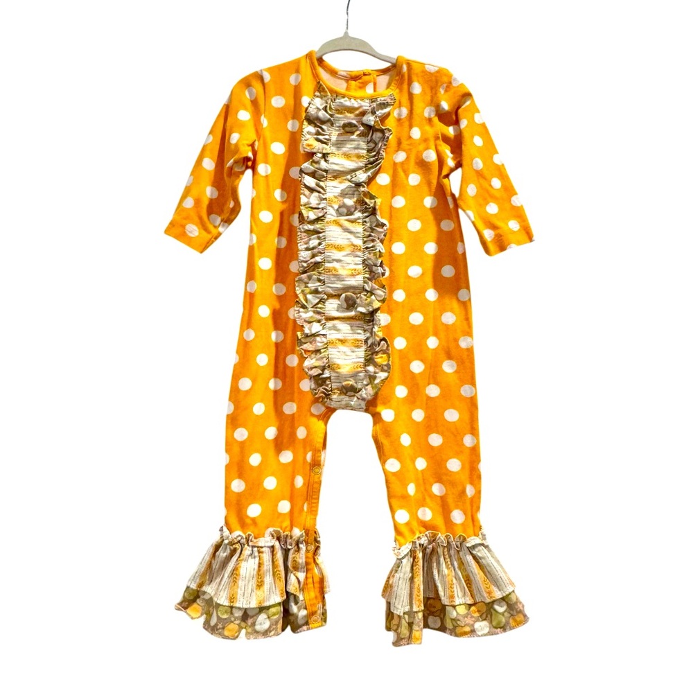 Ricrac & Ruffles boutique Ruffle Longall baby Girl’s outfit size 24 months 24m